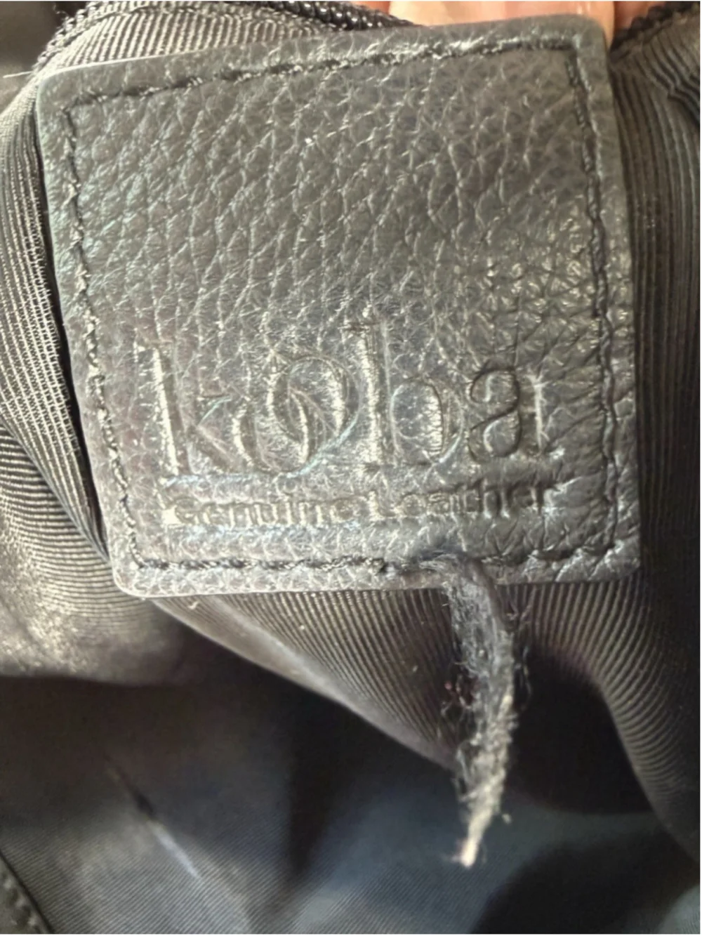 KOOBA Black Slouchy Leather Hobo Single Strap Shoulder Bag